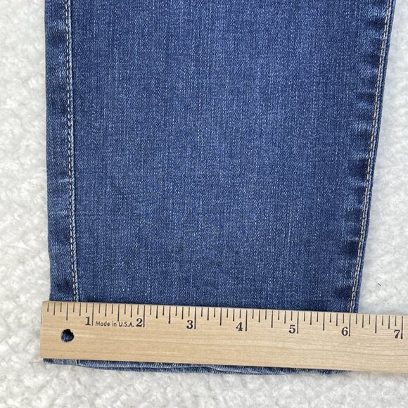 AG Adriano Goldschmied Womens 31R The Stilt Cigarette Straight Blue Jeans 25x26 - Picture 8 of 13